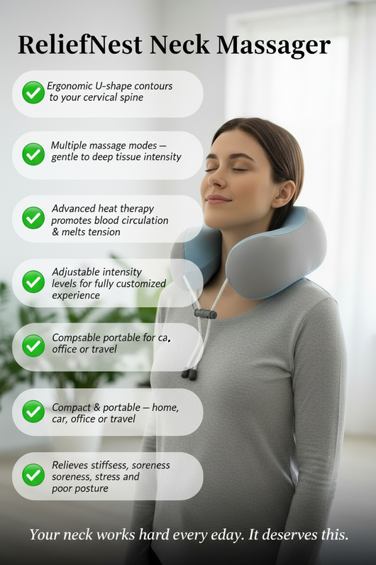 ComfortNest Neck Pillow